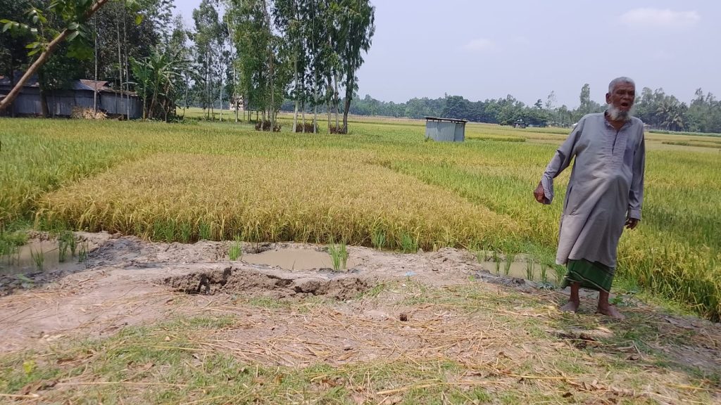 সুন্দরগঞ্জে জমি বদল না দেওয়ায় মিথ্যা মামলার অভিযোগ এক নি:সন্তান বৃদ্ধের
