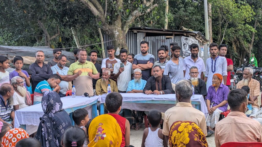 গাংজোয়ারে সাধারণ মানুষের সাথে মতবিনিময় সভা অনুষ্ঠিত — চেয়ারম্যান পদে আলোচনায় সামিউল ইসলাম (পারভেজ)
