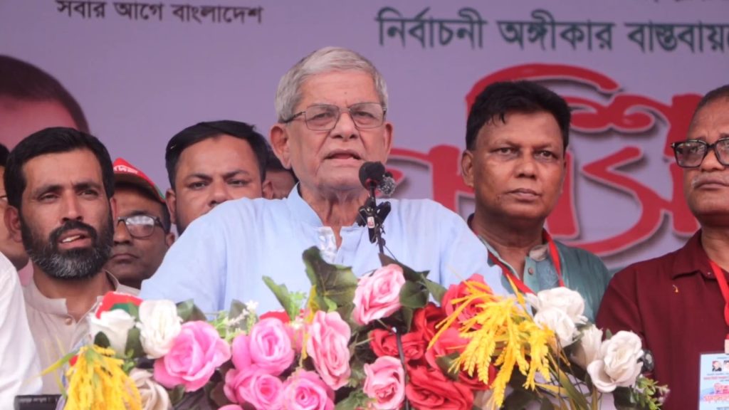একটা মহল দেশে অস্থিতিশীলতা পরিস্থিতি তৈরী করার চেষ্টা করছে -ঠাকুরগাঁওয়ে মির্জা ফখরুল