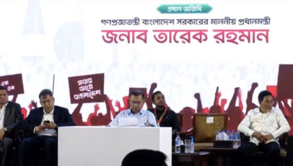 জুলাই জাতীয় সম্মেলনে যোগ দিয়েছেন প্রধানমন্ত্রী