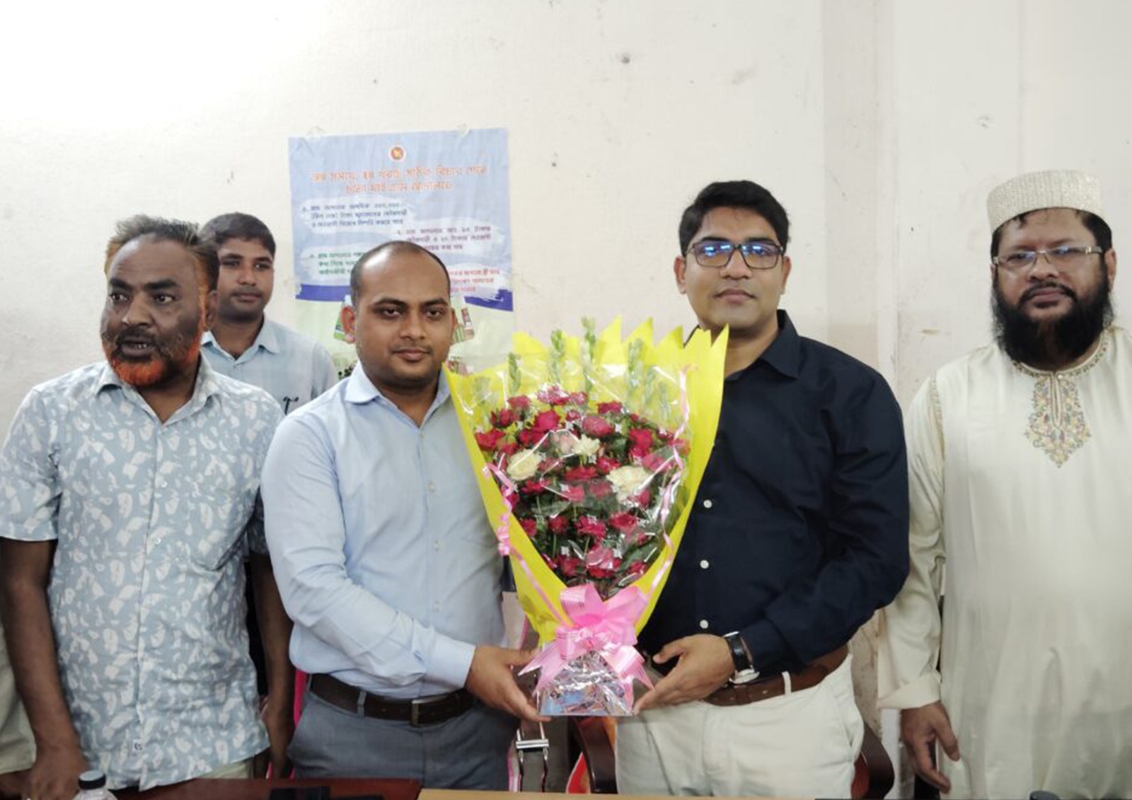 ভূল্লী উপজেলার প্রথম ইউএনও হিসেবে সাদ্দাম হোসেনের যোগদান