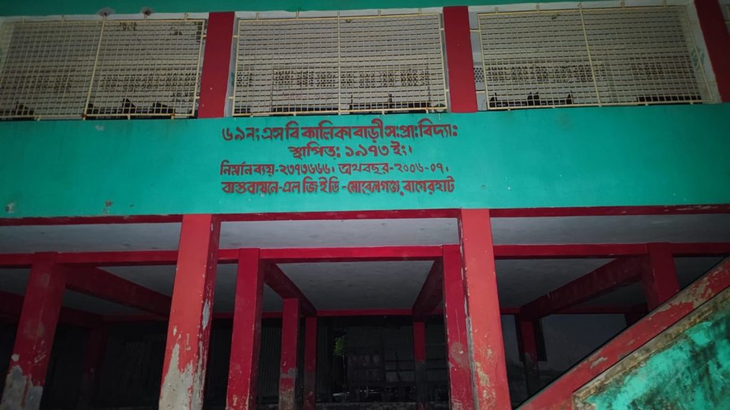 মোরেলগঞ্জে সরকারি প্রাথমিক বিদ্যালয়ে ৩ গাছ কাটার অভিযোগ, ম্যানেজিং কমিটি নিয়েও প্রশ্ন