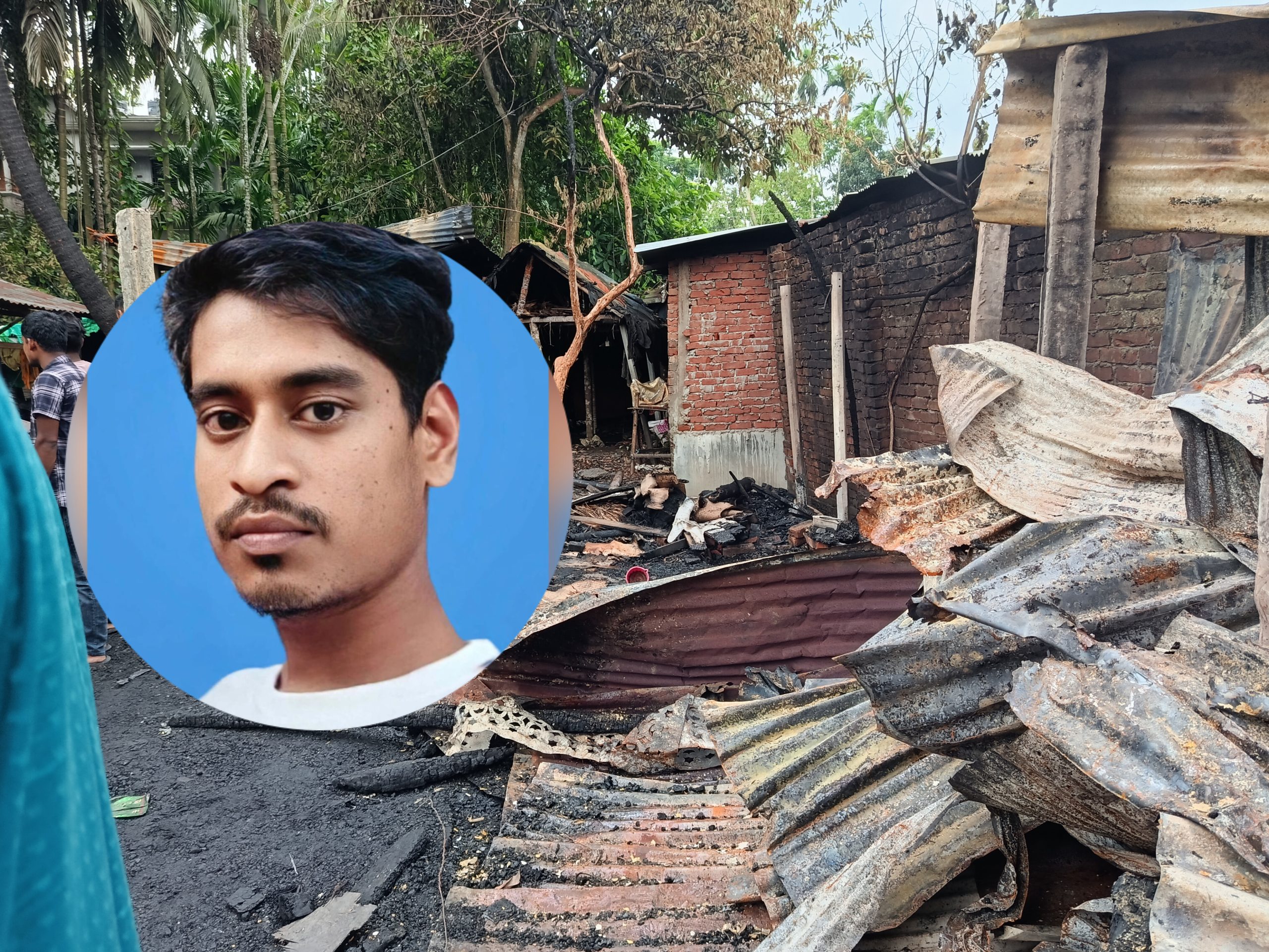 রায়পুরে নেশাগ্রস্ত যুবকের দেওয়া আগুনে পুড়ল ১১ পরিবার ও ৩ দোকান, ক্ষতি প্রায় ২ কোটি টাকা